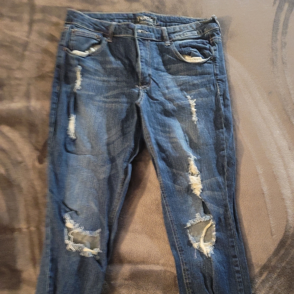 Rue 21 Mid Rise Just wrinkled from being in a tote.